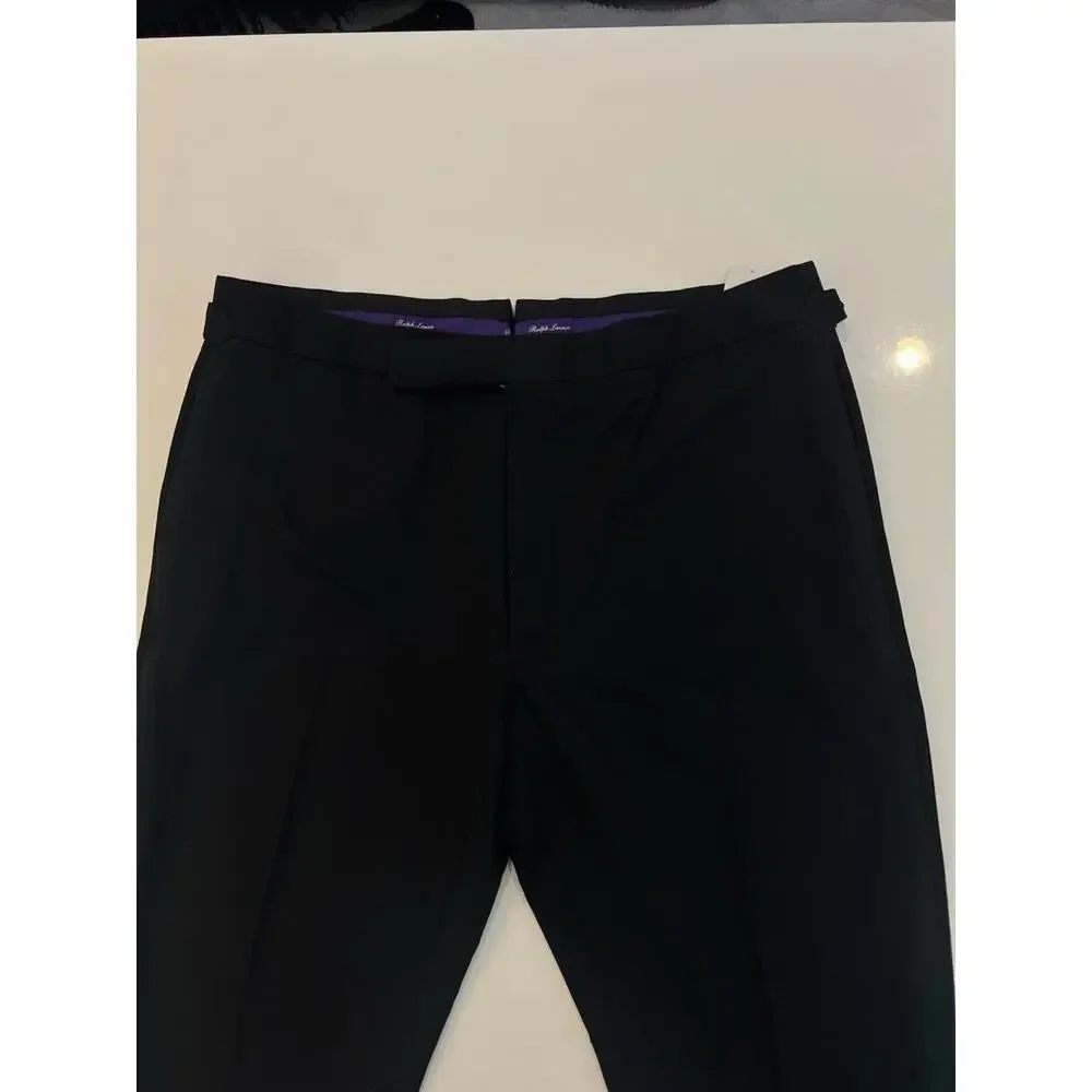 Ralph Lauren Purple Label Black Pants Size 46L - Picture 12 of 15